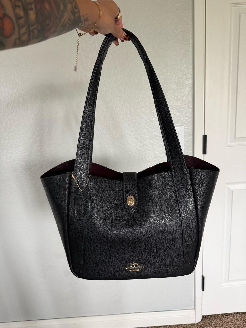 Coach Hadley tote w/ organizer